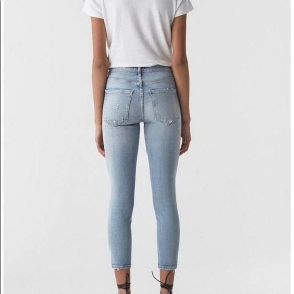 Agolde Sophie Ankle Jeans in Playback Midrise Jeans 26 - Picture 4 of 5